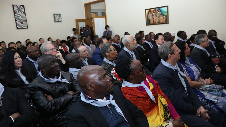 17 envoys representing their respective countries to China attended the event.