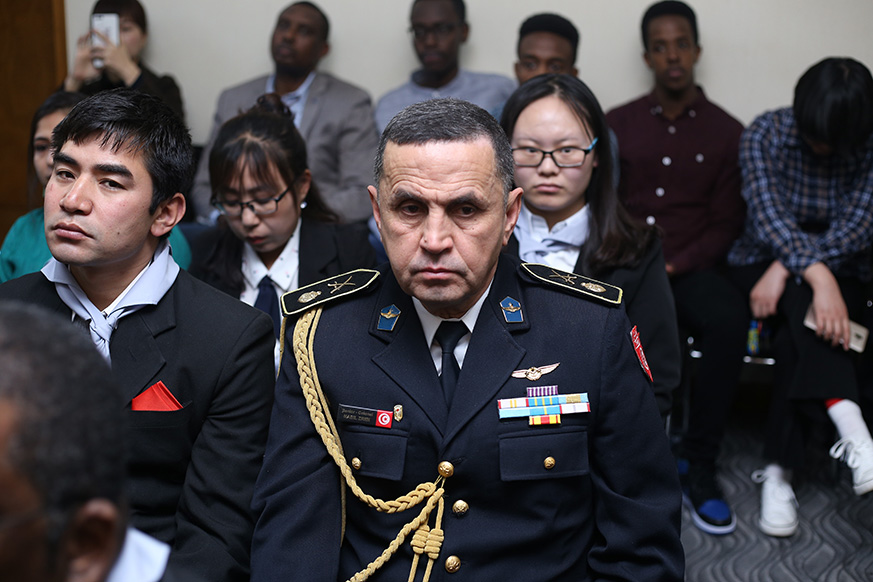 17 envoys representing their respective countries to China attended the event.