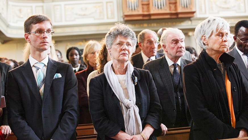 Participants during Genocide commemoration event in London. Courtesy.