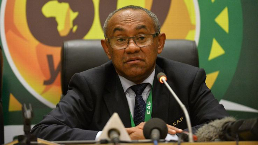 CAF president Ahmad Ahmad. Net photo.
