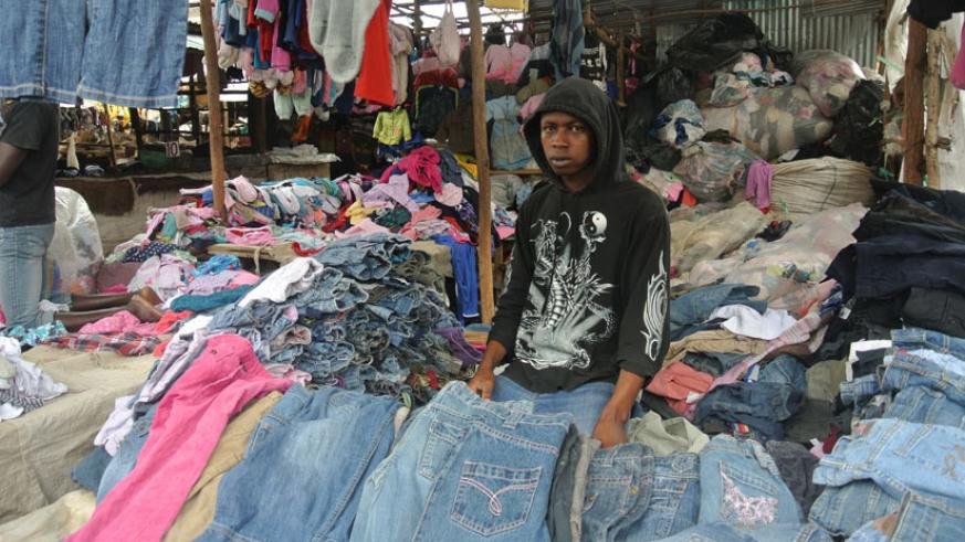 Phasing out second hand clothes and shoes is based on sound economic and health grounds. (File)