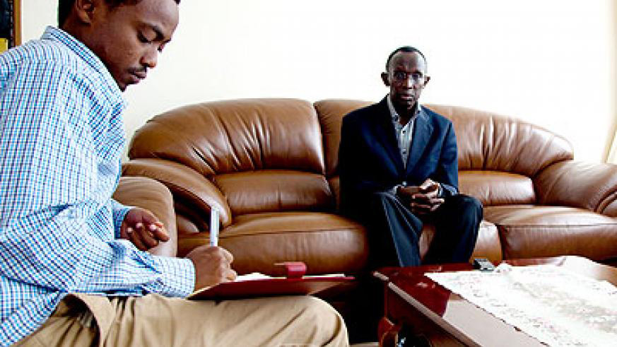 Rugege during a past interview with a TNT scribe. (File)