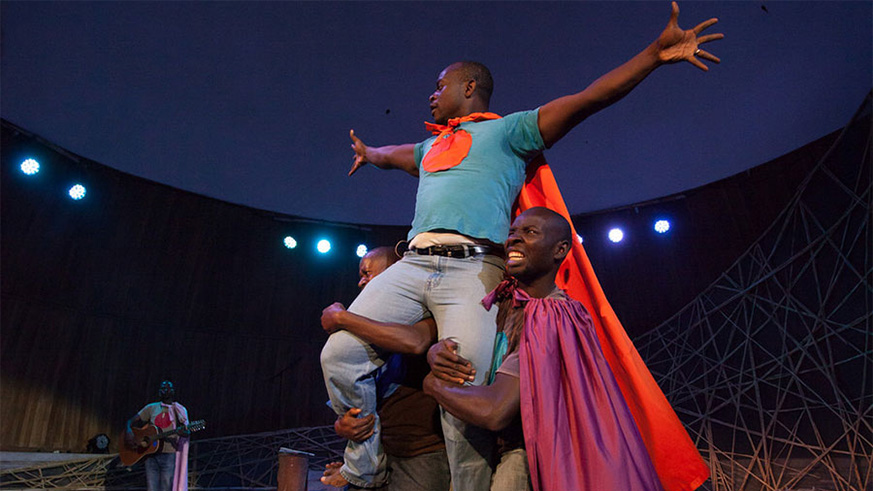 Actors at a past Ubumuntu Arts Festival in Kigali.