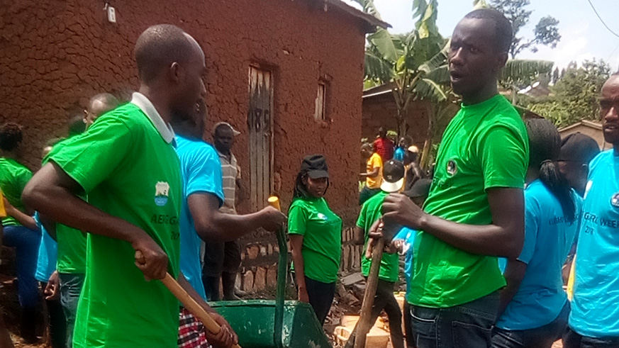 AERG members helped to renovate Nyiramisagoâ€™s house.
