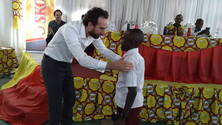 Thibault Relecom, the CEO of the Brussels-based UNIBRA SA, the parent company of @SkolRwanda said that the government policies & support from institutions made it easy for them to invest in #Rwanda.