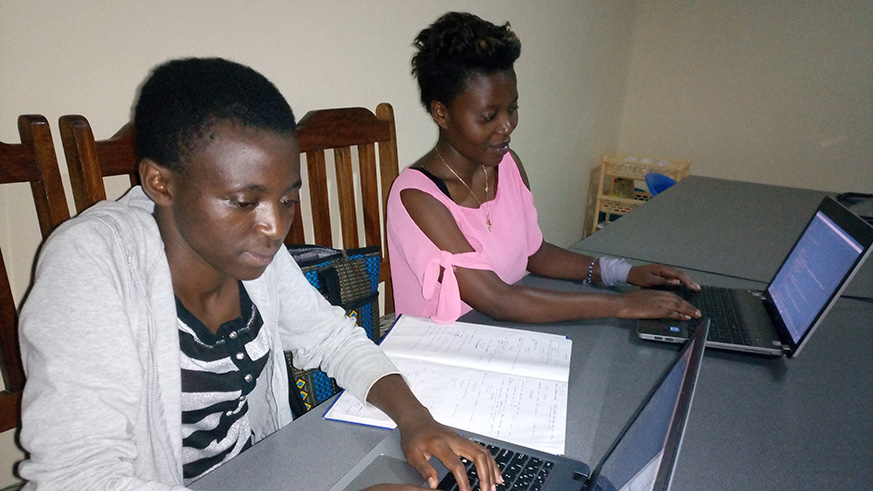 Eng.Bovine Ishemaryayo, has designed an electronic software, dubbed e-saving, and trains other youths in ICT.