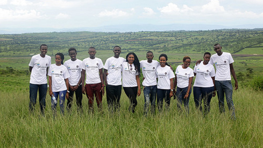 AERG members on the farm in Nyagatare District.