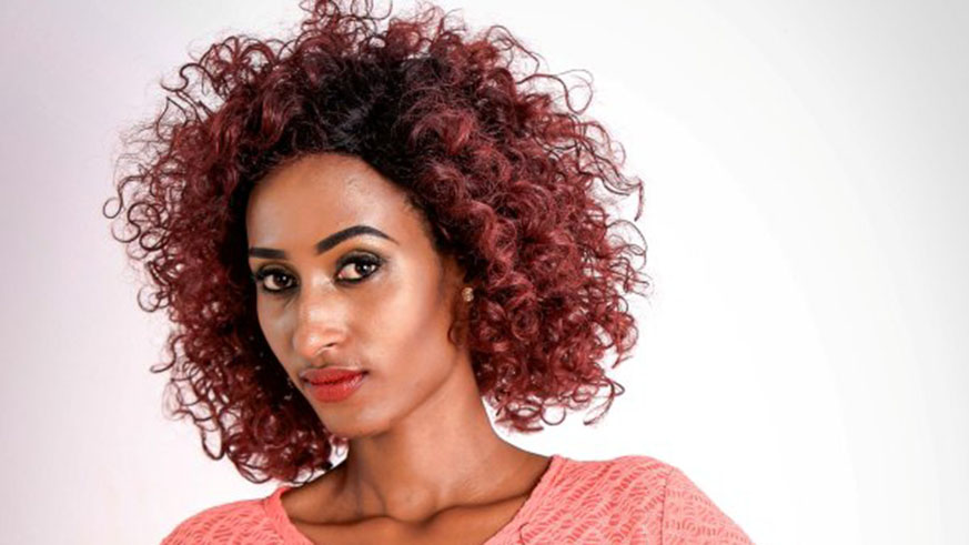 Rwandaâ€™s actress Denise Gakire on set of the movie â€˜Fugitive United States of Africaâ€™, filming on location in Nigeria./Courtesy. 