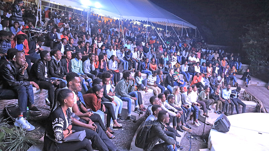 People attend a movie screening at Kigali Genocide Memorial Center, as part of the ongoing 24th commemoration of the 1994 Genocide against Tutsi. File.