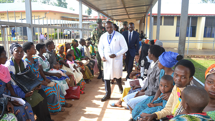 Patients waiting for services on launch day