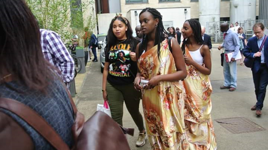 Members of the Rwandan community and friends of Rwanda in Oxford  during the Walk to Remember. Courtesy.