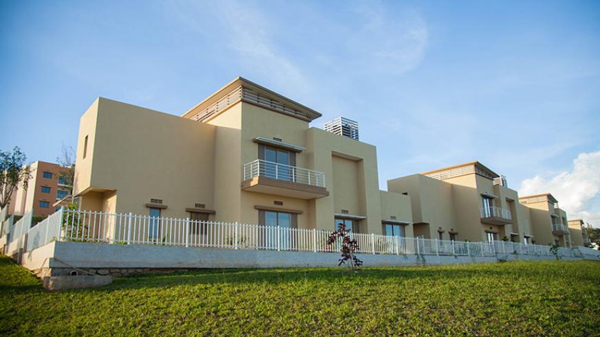 Some of the houses at Vision City estates in Gacuriro in Kigali.