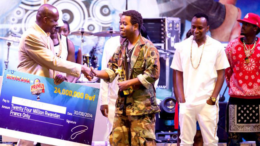 Jay Polly after winning Primus Guma-Guma Superstar season 4. The artisteâ€™s â€˜Too Muchâ€™ video was considered controversial and banned from public viewing last year.  File photo