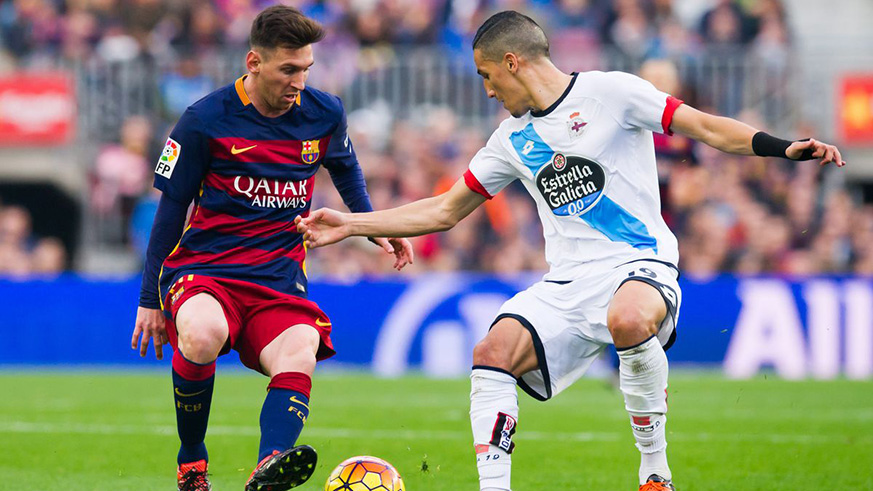 Barcelona need a draw at Deportivo to win this season's La Liga. Net photo.
