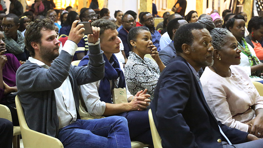 Many people turned to watch the Royal Tour at Kigali Cultural Village on Saturday (Sam Ngendahimana)