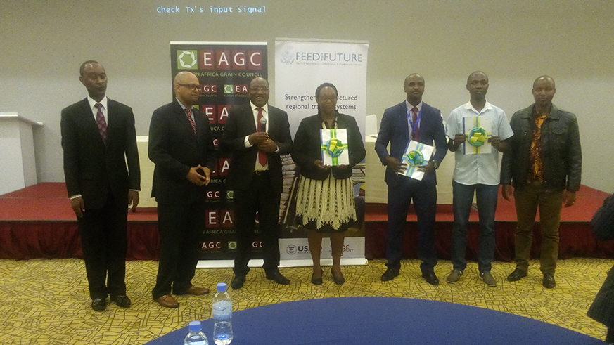 The nine priority product standards reviewed were maize grain, wheat grain, milled rice, dry beans, dry soybeans, maize flour, wheat flour, sorghum flour and millet flour. Diane Mushimiyimana