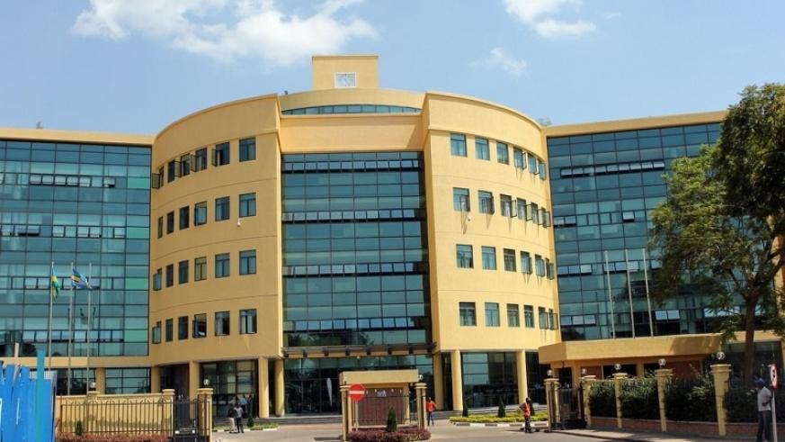 City Hall in downtown Kigali. File.