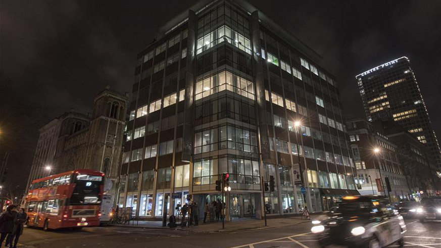 The building which houses the offices of Cambridge Analytica in London, Britain. (Net photo)