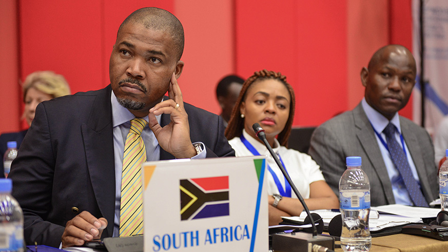 Participants during the WCO ESA Governing Council Meeting in Kigali yesterday. Nadege Imbabazi.