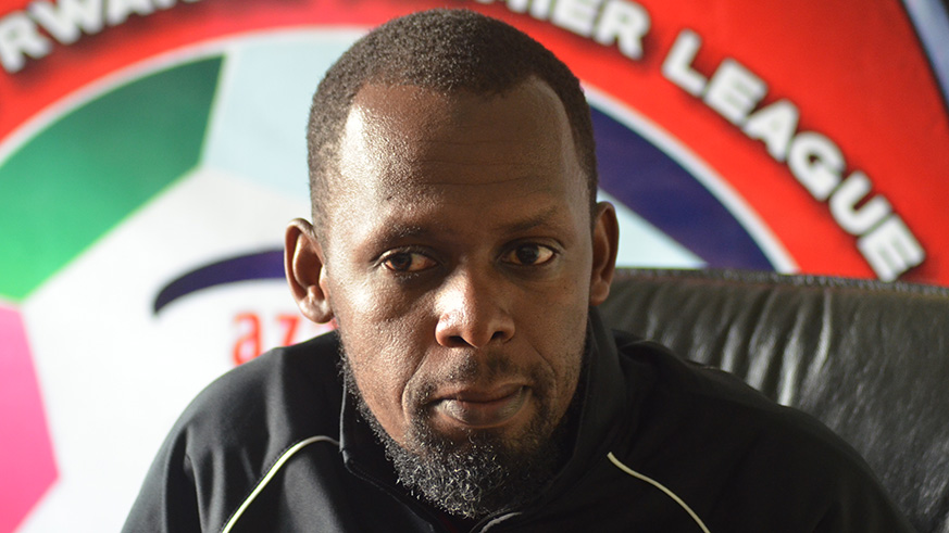 Marines FC Head coach Yves Rwasamanzi 