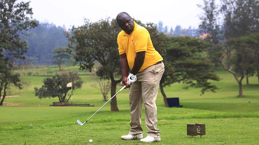 National Golf Captain Davis Kashaka says they expect a big turn up for the Transform Africa golf tournament. File.