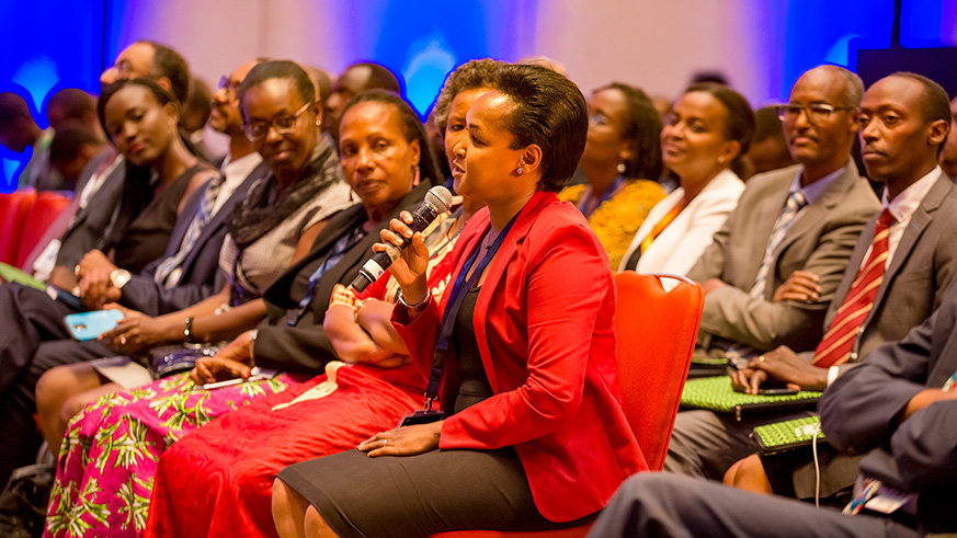 Minister of Youth, Hon Rosemary Mbabazi joined in the discussion during the event.