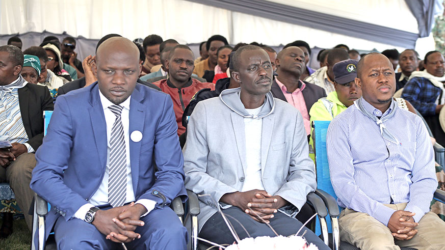 Mourners at the commemoration event in Nyamagabe. Frederic Byumvuhore.