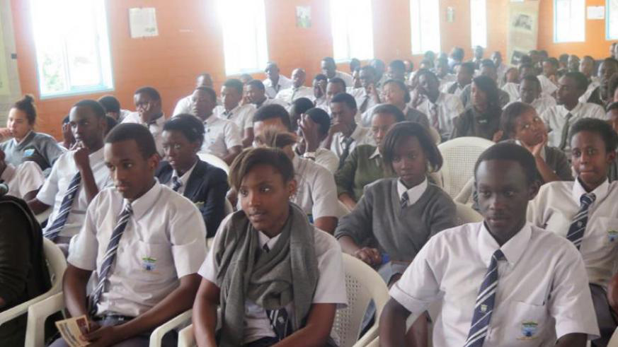 Students of Riviera High School listening to a teacher recently. (Solomon Asaba)