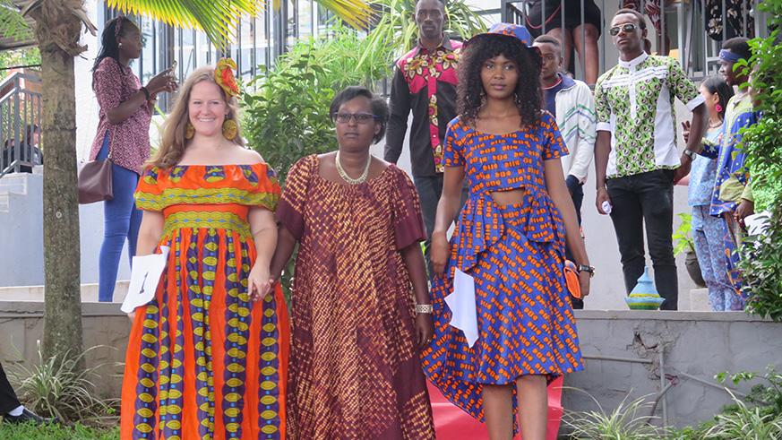 Some fashion collections which were on exhibition during the event.