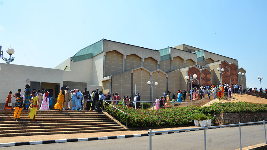 An outside view of the Parliamentary Buildings in Kimihurura. File.