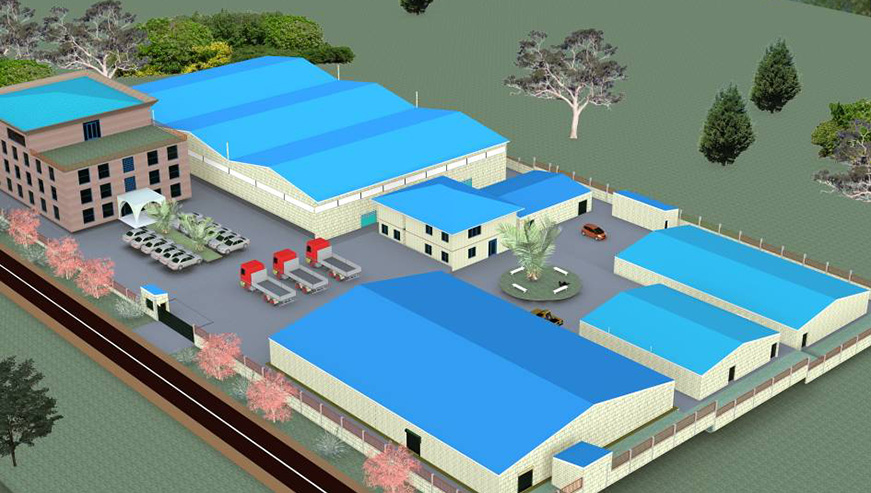 Minister of Health, Dr Diane Gashumba (left) officiated at the groundbreaking event of the $18 million firm. (Nadege Imbabazi)