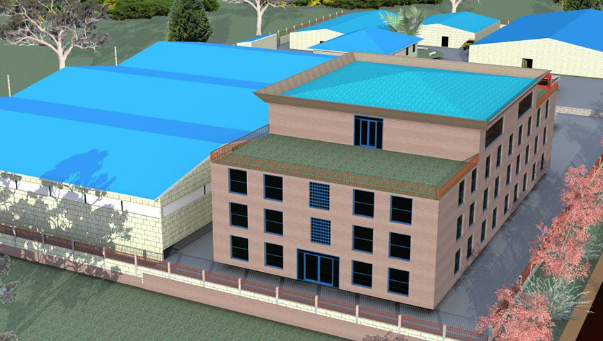 Minister of Health, Dr Diane Gashumba (left) officiated at the groundbreaking event of the $18 million firm. (Nadege Imbabazi)