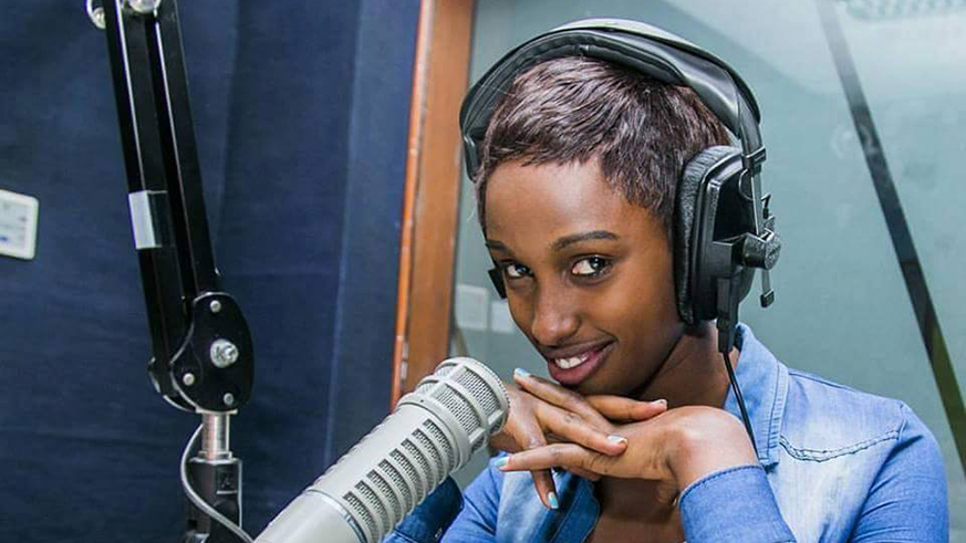 Mukeshimana during a match at the stadium. Courtesy