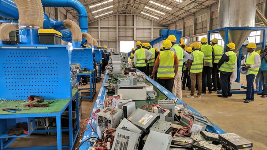 Over 15 types of electronic and electrical equipment (EEE) will be dismantled and recycled to generate other valuable materials. File.