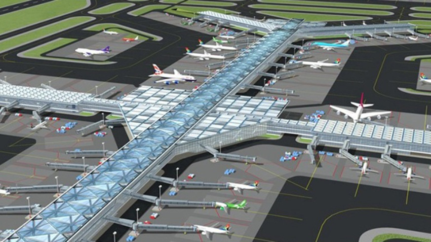 Master plan of Bugesera International Airport. (All photos by Joseph Mudingu)