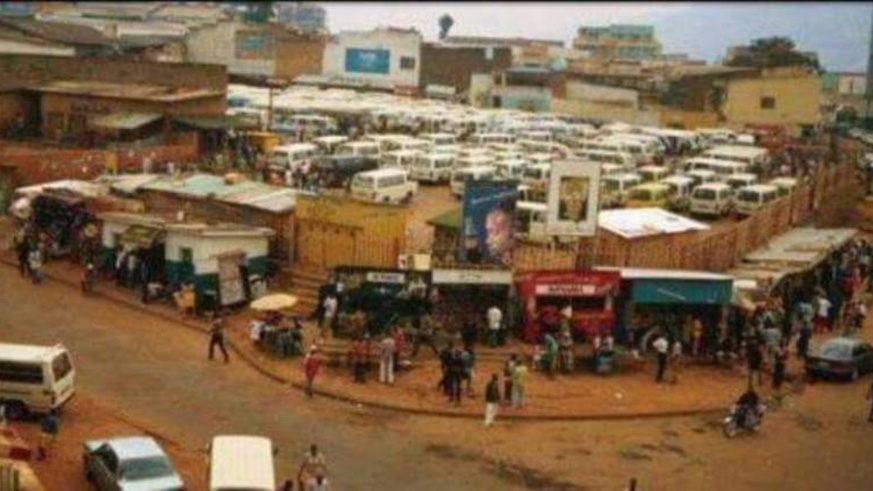 Kigali City CBD IN 2006 before Kigali City Tower was built.