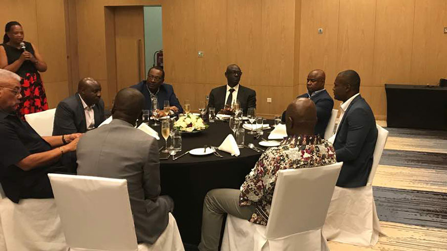 The Angolan delegation was yesterday hosted to a dinner that was attended by senior  Rwandan officials.