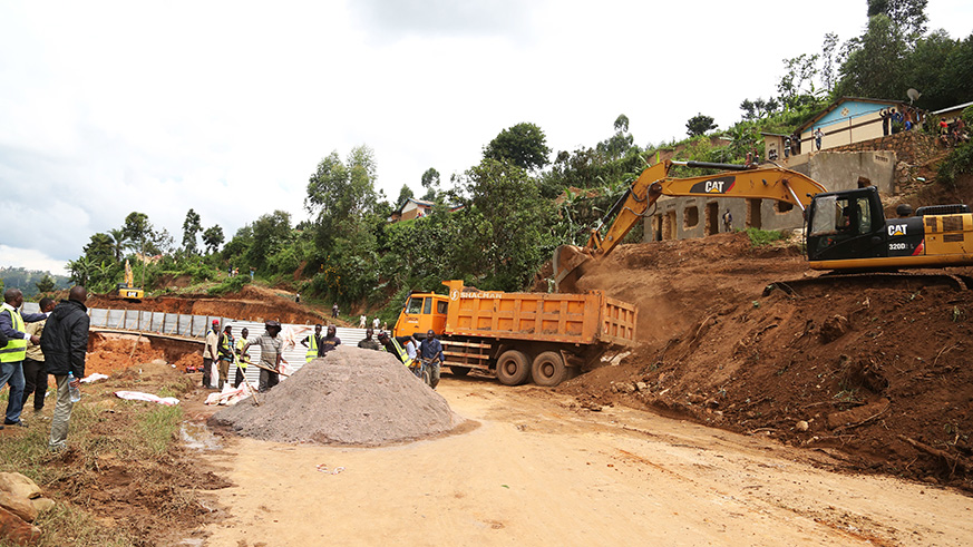 Some people whose houses should be affected by the desasters were relocated to better repair the demaged parts (Sam Ngendahimana)