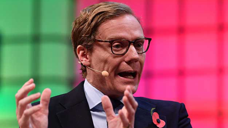 Cambridge Analytica CEO Alexander Nix speaking in November 2017. Net.