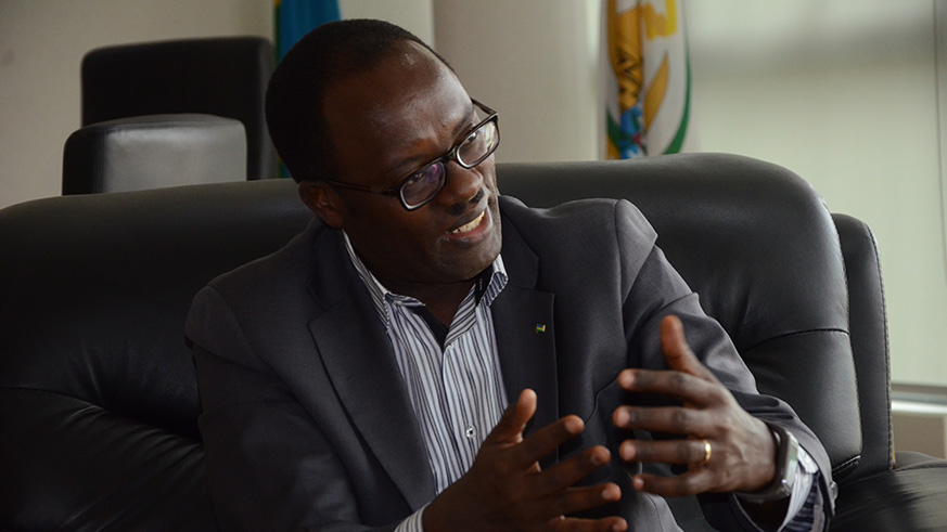 Executive secretary of the National Unity and Reconciliation Commission Fidu00e8le Ndayisaba.  Sam Ngendihimana.