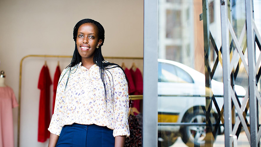Fashion designer Sonia Mugabo dreams of setting up a center to help people deal with mental illness. Courtesy.