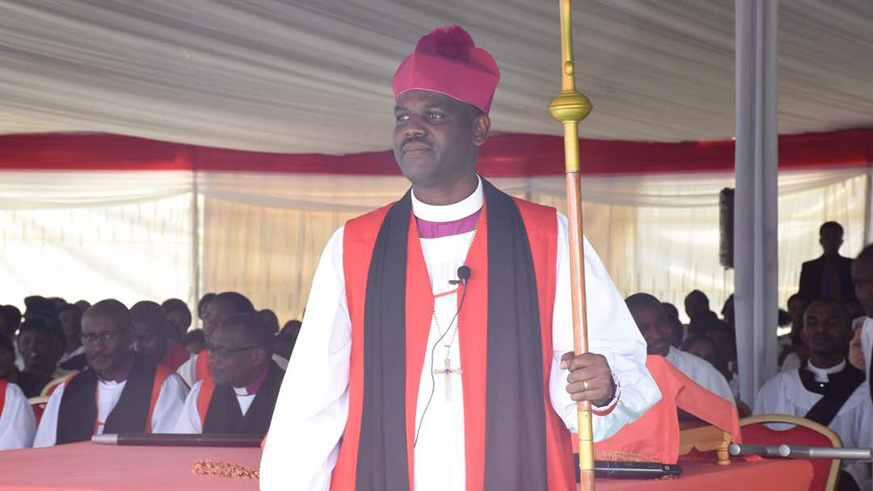 The new Bishop of Shyira Diocese, Samuel Mugisha Mugiraneza. Regis Umurengezi