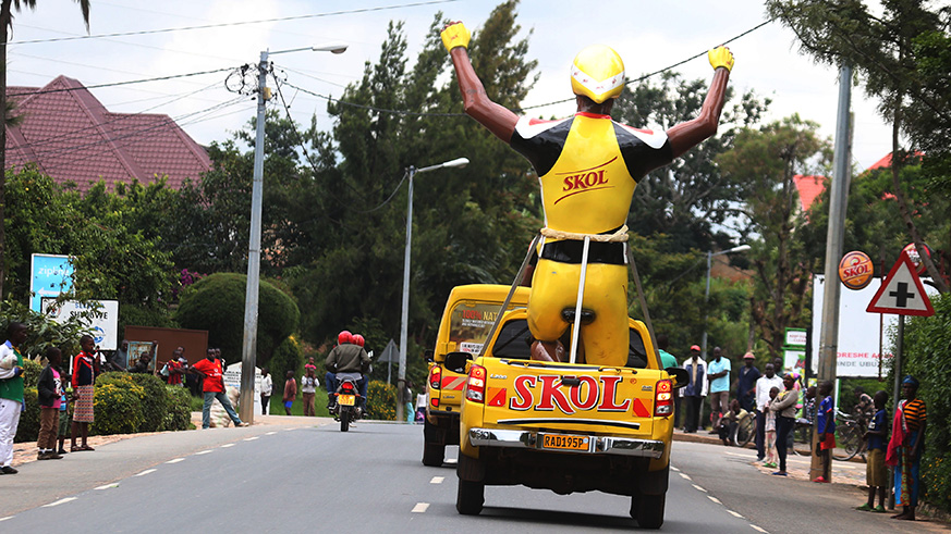 SKOL is the sponsor of the race dubbed Farmers circuit , from Kayonza to Muhanga