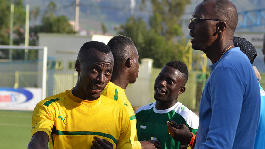 Nsabimana has been ruled out for the rest of the season due to a fracture on his neck sustained during the match against Kiyovu on Tuesday. / Sam Ngendahimana