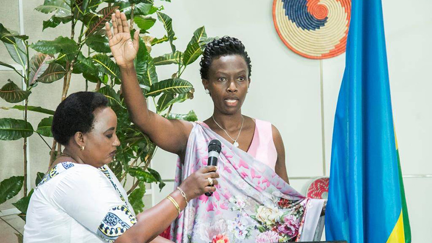Marie-Chantal Rwakazina is the new City of Kigali mayor. She replaces Pascal Nyamurinda, who resigned last month. (Courtesy photo)