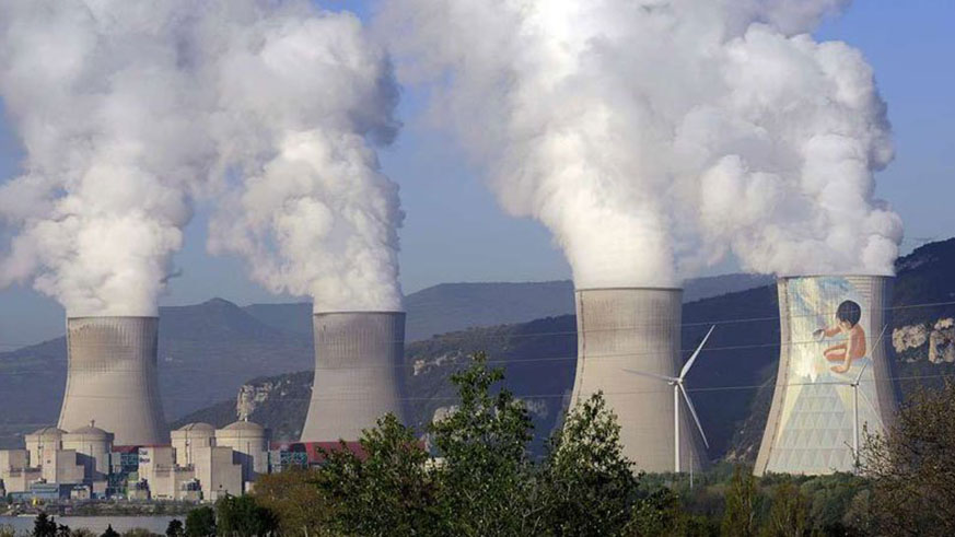A nuclear plant. Net photo.