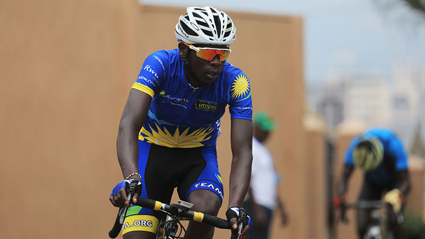 Tour du Rwanda 2015 winner Jean Bosco Nsengimana  will lead Team Rwanda riders during during Tour du Cameroun. Sam Ngendahimana.