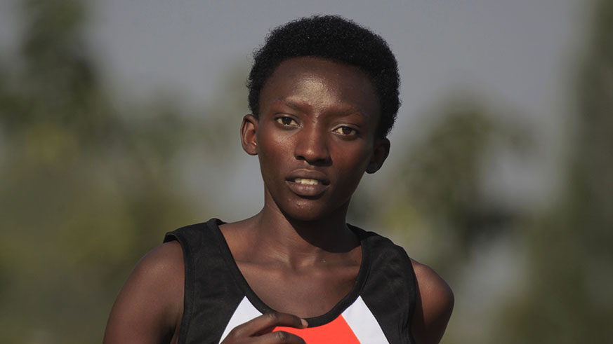 APR Athletics Clubu2019s Martha Yankurije is the title holder of Bugesera 20km race in womenu2019s category. Sam Ngendahimana.