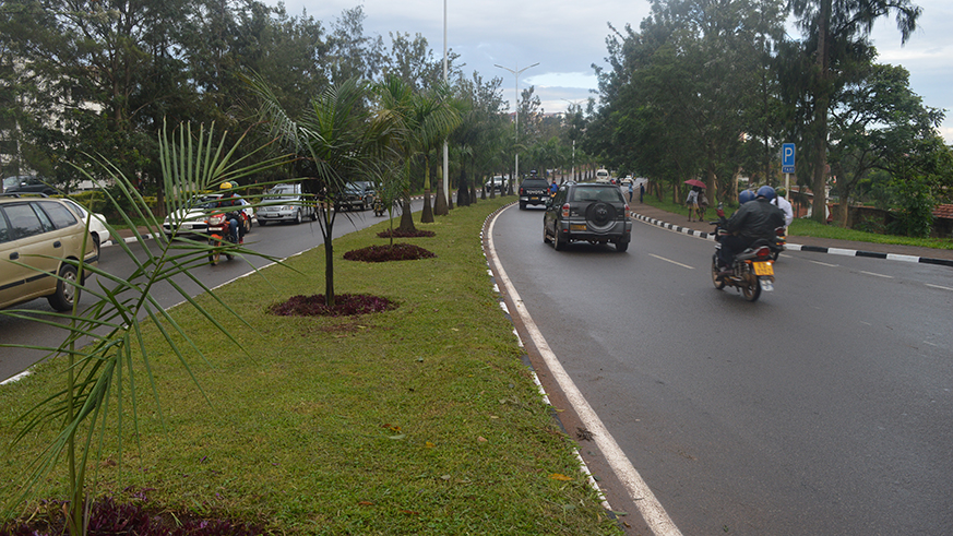 The clean and green streets of Kigali. Photos by Joseph Mudingu.
