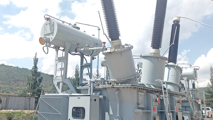 The Shunt reactor installed at Birembo electricity substation in Gasabo District. With its accessories, the equipment is worth about $385,000.